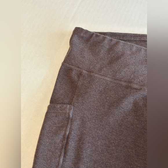 Pact Organic On The Go-To Pocket Legging Chocolate Heather Size Large - Picture 6 of 9